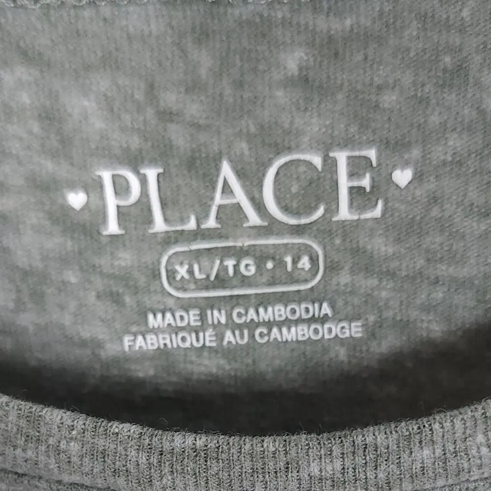 Children’s Place Girls Tee • Sz 14 XL • Today I Will Shine • EUC